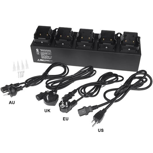 5-BANK AC CHARGER - RECHARGEABLE INTRANT™ ANGLE LIGHTS