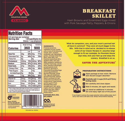 Mountain House-Classic Breakfast Skillet