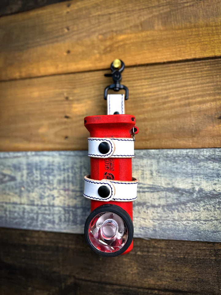 Load image into Gallery viewer, Inverted Leather Flashlight Holder
