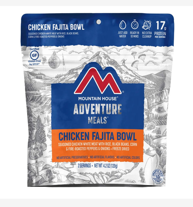 Mountain House-Chicken Fajita Bowl Gluten Free Freeze Dried