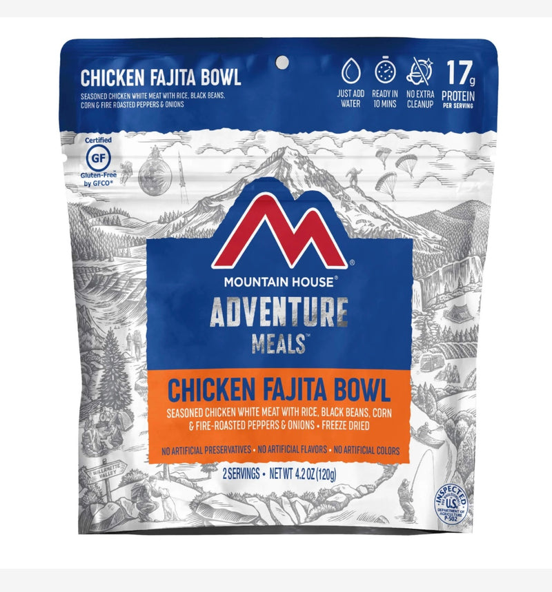 Load image into Gallery viewer, Mountain House-Chicken Fajita Bowl Gluten Free Freeze Dried
