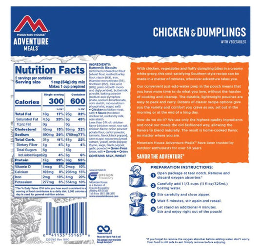 Mountain House-Chicken And Dumplings