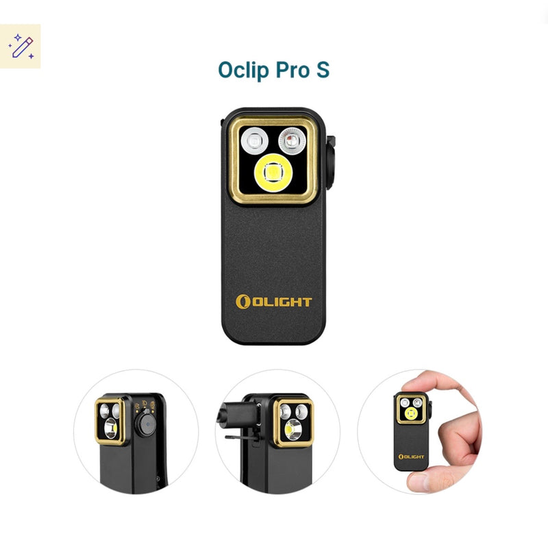 Load image into Gallery viewer, Oclip Pro S Multifunctional EDC Clip Flashlight
