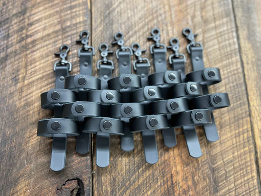 Inverted Leather Flashlight Holder