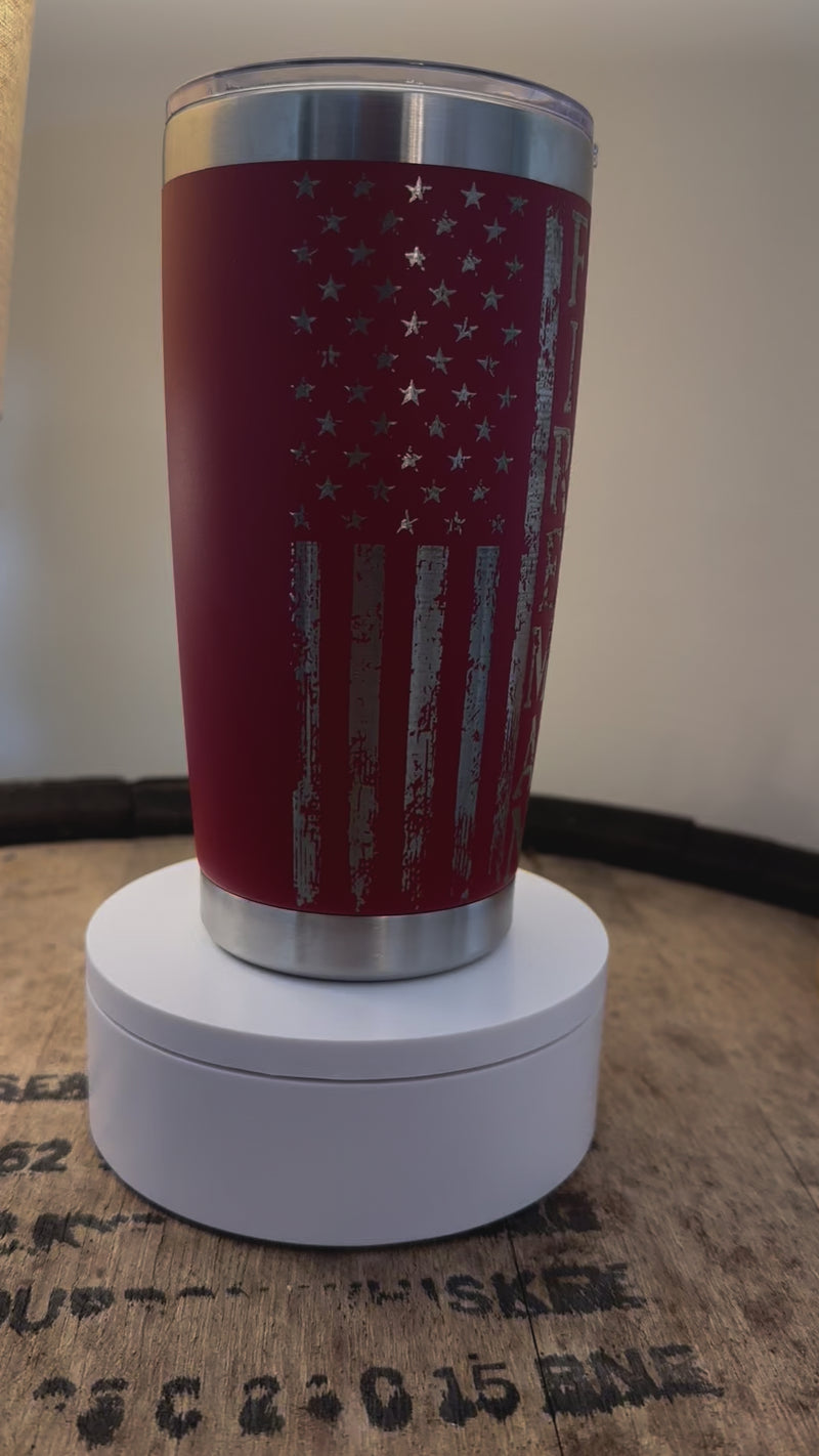 Load and play video in Gallery viewer, We The People Firemans 20oz Tumbler
