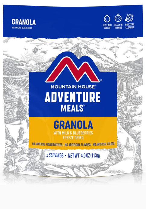 Mountain House-Granola with Milk & Blueberries