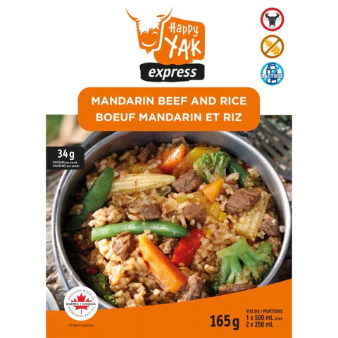 Load image into Gallery viewer, Happy Yak- Mandarin Beef and Rice Freeze Dried Food
