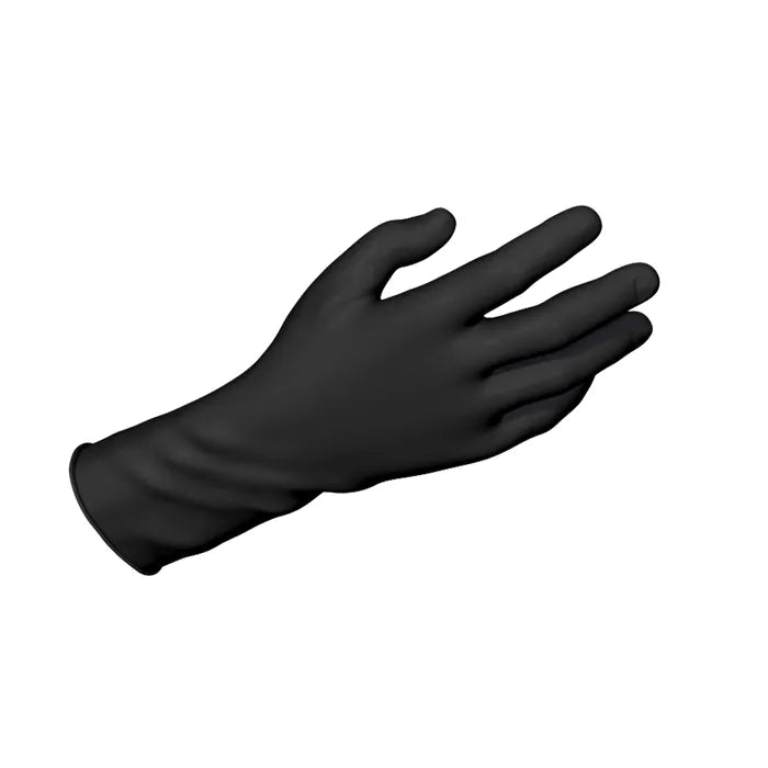 Load image into Gallery viewer, Safe-Touch Black Nitrile Exam Gloves, Powder-Free
